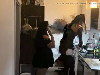 Kitchen Fisting Frenzy - Older Strumpets Stretched Wide Open