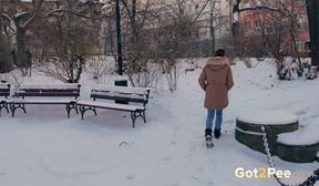 got2pee com video public in the snow 1080P