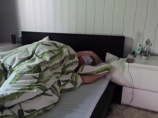 Spouse wakes up his wife with his dong and fingers