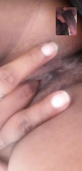 My stepmother&#039;s anal and vaginal masturbation by video call