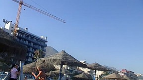 two fellas pick-up angels on the beach and fuck 'em