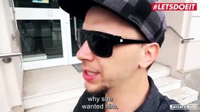 LETSDOEIT - Big Booty German Slut Fucked Super Hard In The Sex Bus