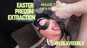 HARDCORE PINK BUNNY LATEX: PRECUM EXTRACTION & HEAVY LOAD?