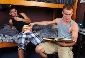 College boy and his roommate share perversions on cam