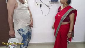 Indian XXX Housewife Fucked by Painter When Nobody at Home
