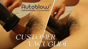 CLOSE UP on INTENSE big-boned release with Vacuglide