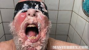 Brushing my teeth and spitting in slags open mouth - Master Bex - MP4 4K Ultra HD