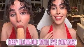 Deep Blowjob With Eye Contact!
