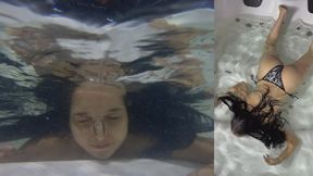 Dual-camera underwater breathing