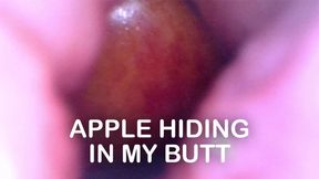 POV of the Apple entering her Ass 🍎
