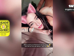 Hot Russian woman gives the hottest blow-job ever, doggystyle POV.