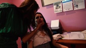 Busty Lesbians Eat Each Other Out