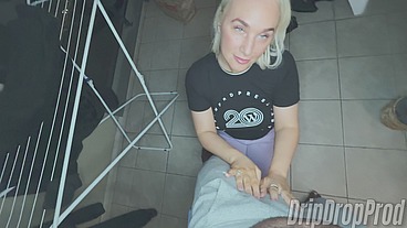Kim Cums Enjoying Sucking You When She is Told!!