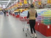 Driver taxi fuck this girl in a public station after shopping