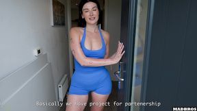our colleague s british wife cheats on her husband and gets her big ass pounded while he s was at work !!!