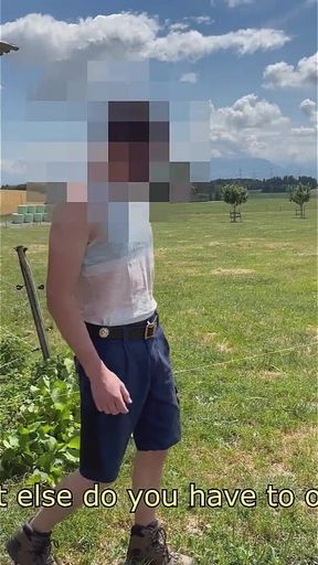 Mike Visits the Straight Married Farmer and He Fucks His Face in the Barn Until He Cums on His Face -5th Visit-