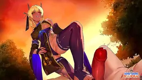 StepSis Teases StepBro With Fiery Blowjob in Hot 3D Hentai Action