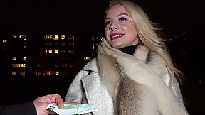 Elizabeth Romanova serves big throbbing cock for some cash