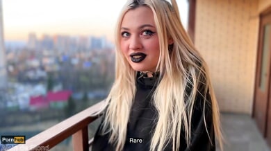 Caught Russian neighbor's daughter smoking and made her pay in sex