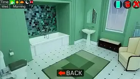 Green Jello Alien Spanking In Sexy 3D Anime Videogame Fantasy Scene!