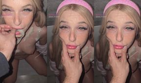Amateur Cum In Mouth Cum On Tits Cum Swallow Cumshot Facial Homemade OnlyFans Teen cumslut Porn GIF by playful_innocence