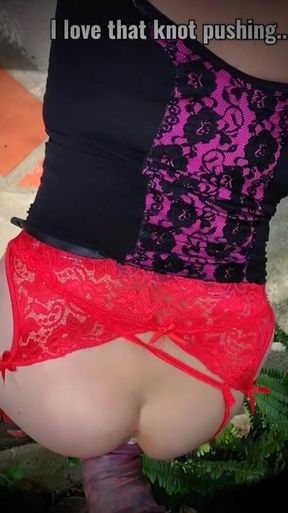 Powerful moment from "Anal lust of Marcela chubby crossdresser"