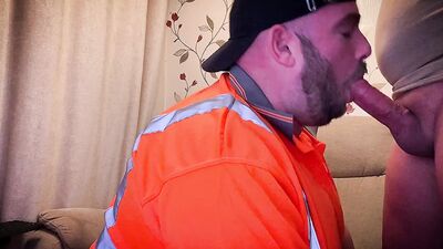 Bangin’ builders 2 - Builder & Soldier fuck hard after playing with pumps and giant dildo