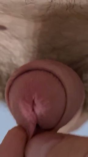 Exploring and investigating where the next penis modification has to take place followed by a cumshot   Clip 1