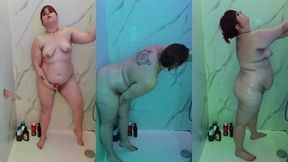 sous la douche avec gode et womanizer