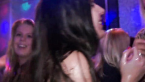 Sexy Euro babes at a party lustful for some shaft