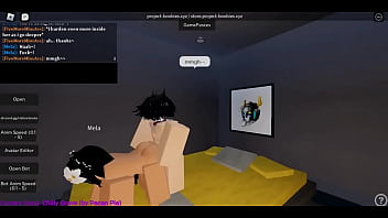 Thicc bitch gets fucked in a rich guy&#039_s dorm [ROBLOX]