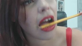 Oral Fixation - Chewing My Pencils in Half 1080p mp4