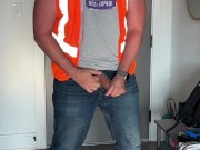 Your local Mexican construction worker with a fat uncut verga!