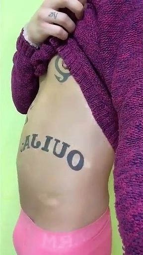 Alien Is Still Inside Me, Everytime I Look! Belly Bloat Fetish Pregnant