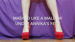 Mashed Like a Mallow Under Annika's Feet