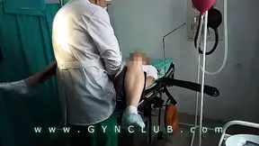 Effective orgasm on the gynecological chair