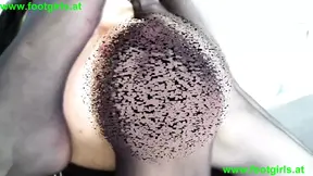 Sniffing Socks - Girls love their stinky feet