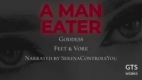 Giantess Aphrodite Commands Foot Worship in Office