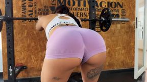 POVLatinGirl - My fitness gym partner Silvana Lee is a busty horny Milf that suck cock