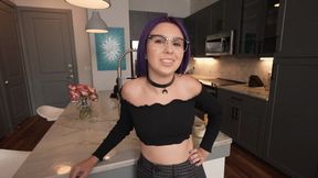 Innocent Teen 'Meadow Rose' Sucks a Huge Dick & Swallows a Fat Load!