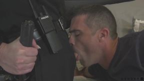 Trans Cop Natalie Chokes Gushing Hunk Dick Down Throat Destroyed