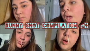 Collection of runny snot #4