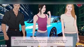 Eva goes down real deep. 3D porn cartoon sex