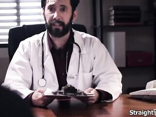 Doctor Tommy P offer to impregnate Eric Mastersons wife Kenzie Taylor for him.The busty milf convinces her husband and he watches her get banged