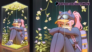 Steam Girl Heats Up With Each Stroke