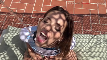 My friend&#039_s stepsister asks for two cocks to be put in her pussy.