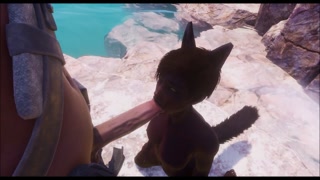 Black Cat Girl gets destroyed!