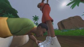 LILOU AND LOUNA — The Man They Didn't Like Becomes Their Sneaker Slave
