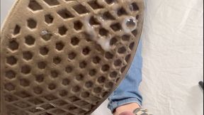 A Shoejob in VansSlip on sneakers - Sneaker fetish, CBT and Cockcrush in worn and dirty Vans Slip Ons - slave cam edit and Giantess Scenes - 4k