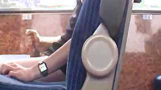 Twunk Hand-job in the Bus